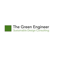 The Green Engineer logo.  Slogan reads, Sustainable Design Consulting.