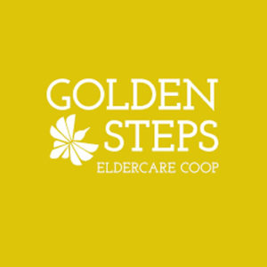 Golden Steps logo.  Slogan reads, Eldercare Coop.