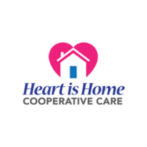 Heart is Home logo.  Slogan reads, Cooperative Care.